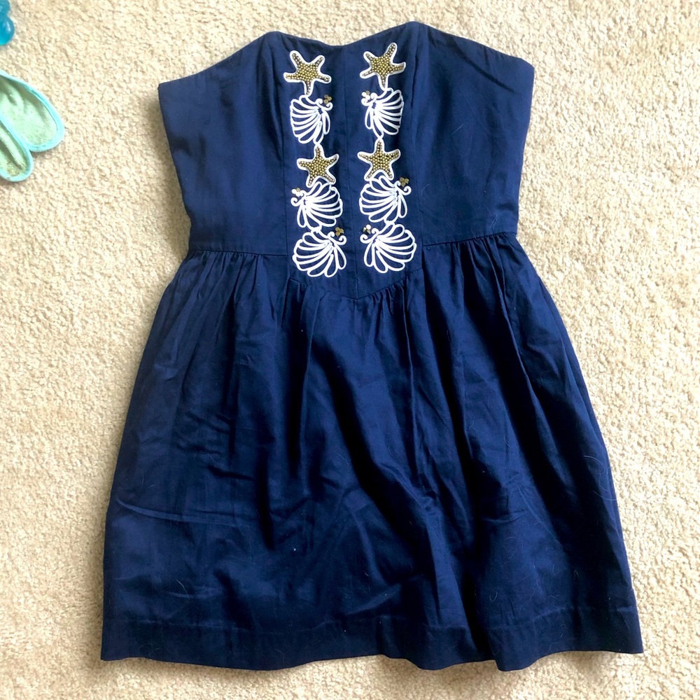 Lilly Pulitzer strapless dress